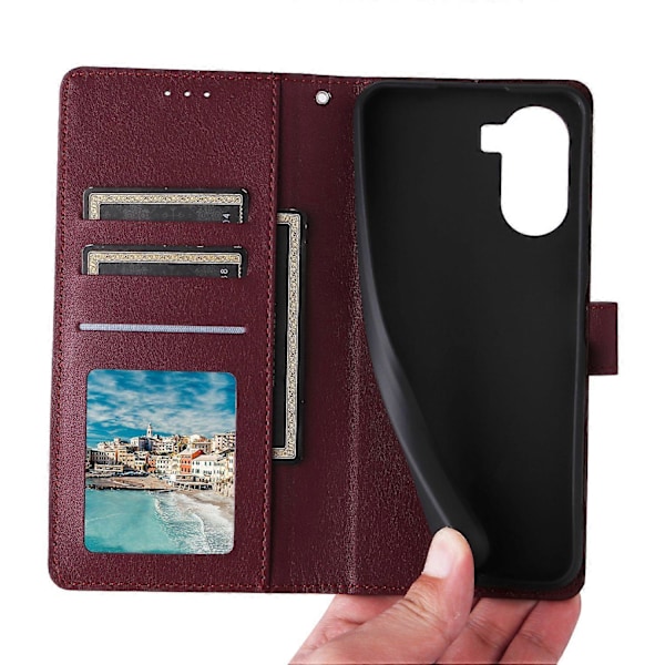 Etui til vivo Y02s 4G/Y56 5G/Y16 4G, pung, stativ, PU læder telefoncover Multicolor Style D