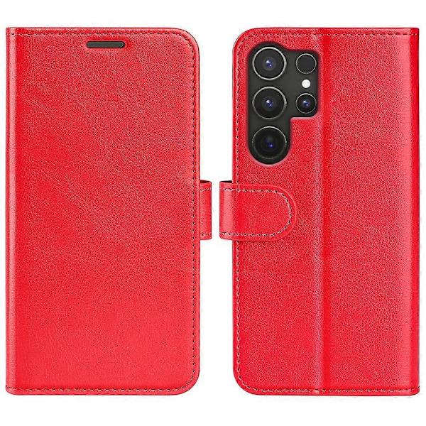 Til Samsung Galaxy S25 Ultra Wallet Case Crazy Horse Tekstur Stand Læder Telefon Cover Multicolor Style C