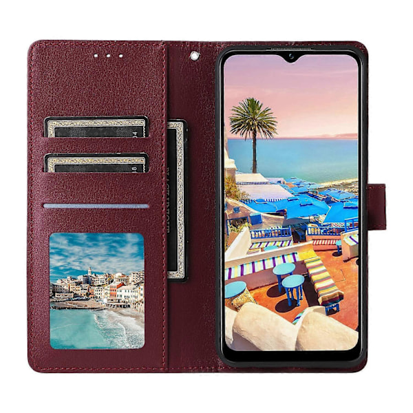 Etui til vivo Y02s 4G/Y56 5G/Y16 4G, pung, stativ, PU læder telefoncover Multicolor Style D