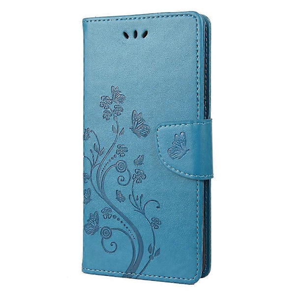 För Xiaomi Redmi Note 12 Pro+ 5G Ställ Telefonfodral PU Läder Blomma Fjäril Präglat Plånboksfodral Multicolor Style B