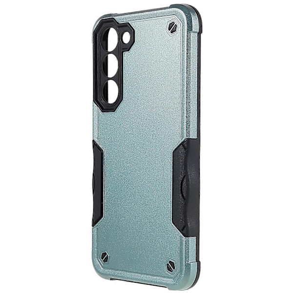 For Samsung Galaxy S23 Fallsikker Telefondeksel PC Bakside+Myk TPU Mobiltelefon Deksel Multicolor Style C