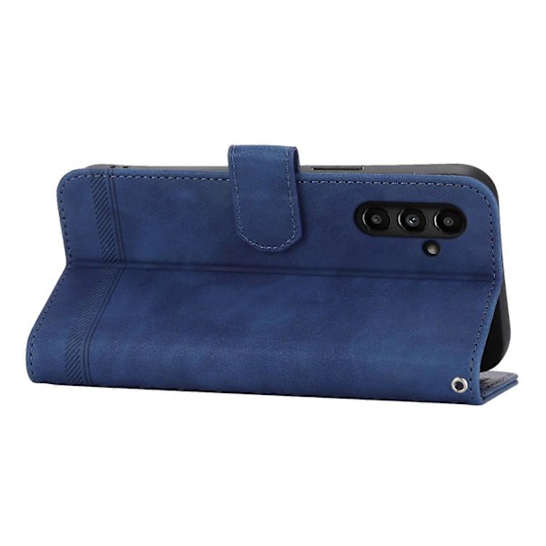 DIERFENG DF-03 Samsung Galaxy A15 4G -puhelinkotelo, iskunkestävä nahkainen jalustallinen lompakkokotelo Multicolor Style B