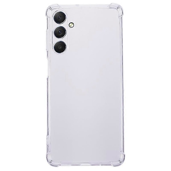 Klar telefoncover med forstærkede hjørner og TPU-pude bagside til Samsung Galaxy M54 5G/F54 5G
