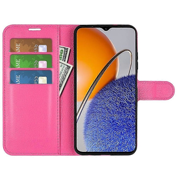 Huawei nova Y61 4G täyssuojaava läppäkotelo PU-nahkaa, jalustalla ja lompakolla Multicolor Style G