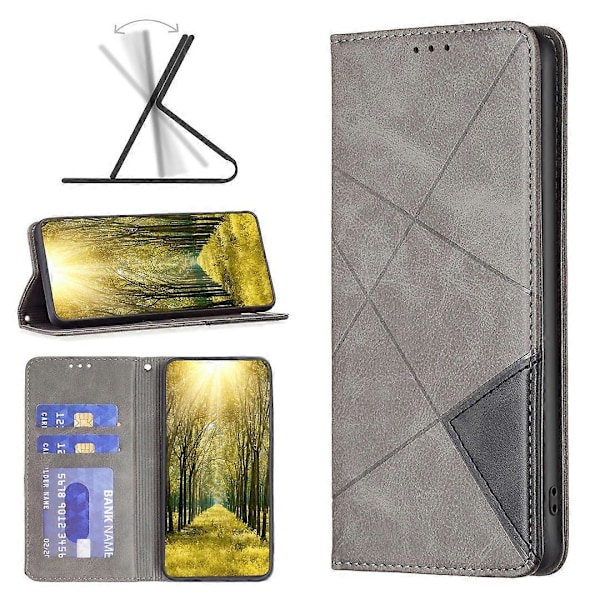 Telefoncover til Samsung Galaxy A05s 4G Etui Præget Læder Telefon Shell Multicolor Style D