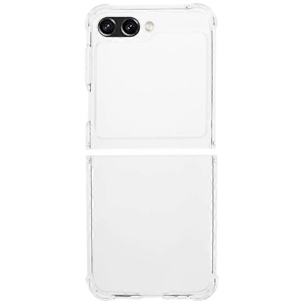 Transparent TPU-telefonfodral i två delar för Samsung Galaxy Z Flip5 5G, reptåligt skydd