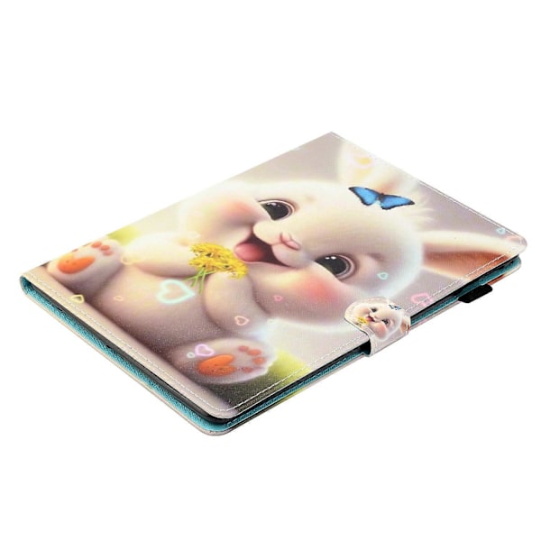 Stødsikkert PU læder flip cover til Lenovo Tab M10 HD Gen 2, anti-drop tablet shell Multicolor Rabbit
