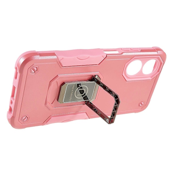 Stöttåligt mobilskal PC+TPU med ringstöd för Oppo A17 4G Multicolor Style G