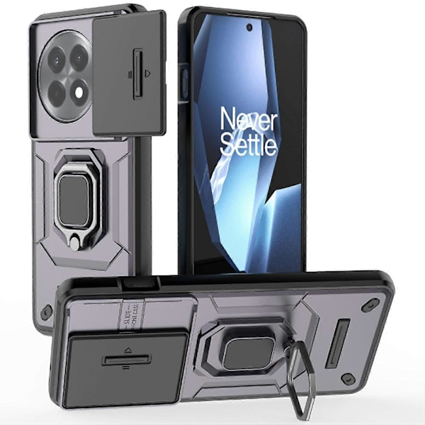 Til OnePlus Ace 5 Pro 5G/Ace 5 5G/13R 5G Etui PC+TPU Støtteben Telefonbeskytter med Linsebeskyttelse Multicolor Style E