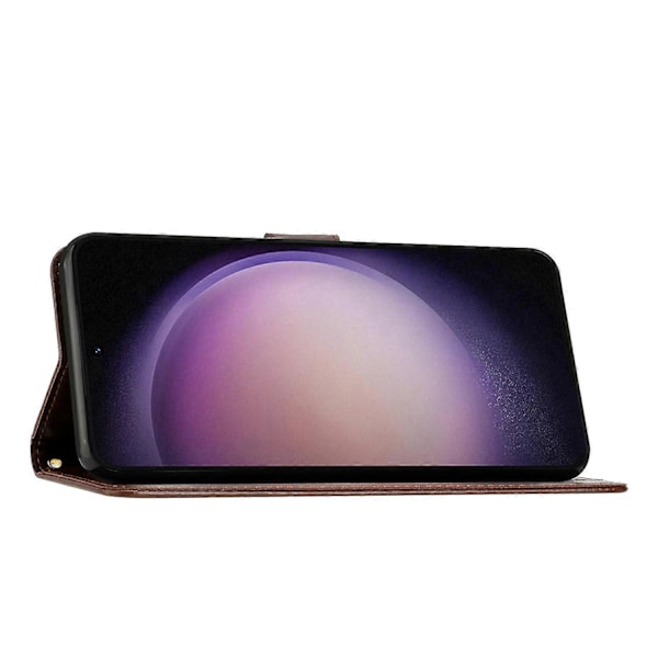 Samsung Galaxy A56 5G -puhelimen suojakotelo PU-nahkaa ja lompakko hihnalla Multicolor Style H