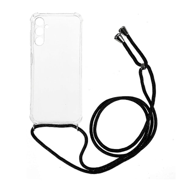 For Samsung Galaxy A14 5G/4G Fortykket Telefondeksel med Fire Hjørner, Klar Myk TPU-deksel med Snøring