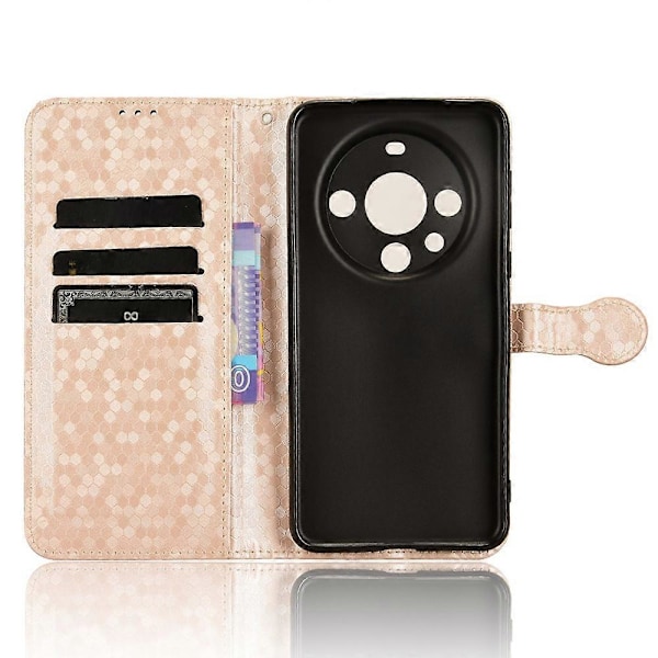 Huawei Mate 60 -kotelo PU-nahkainen jalustalla varustettu suojakuori, painettu lompakkokännykän suojus Multicolor Style D