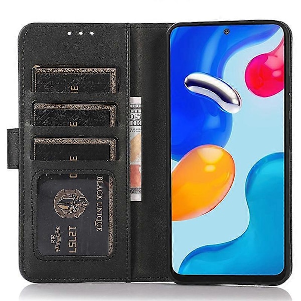 För OnePlus Ace 2 Pro 5G Läderfodral med Plånboksställ i Kohudstruktur Multicolor Style A