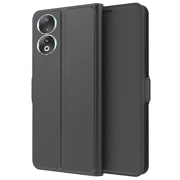 Honor 90 Folio Flip PU-nahkainen suojakotelo jalustalla ja korttipaikalla Multicolor Style A