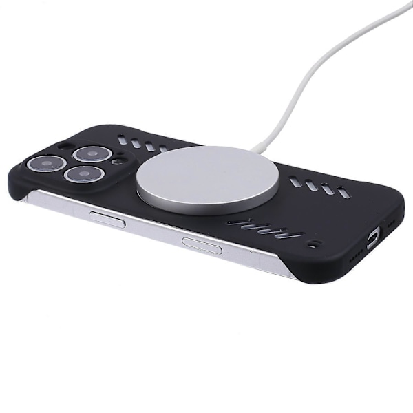 Hårdt PC-etui uden ramme med varmeafledning til iPhone 16 Pro Max Multicolor Style B