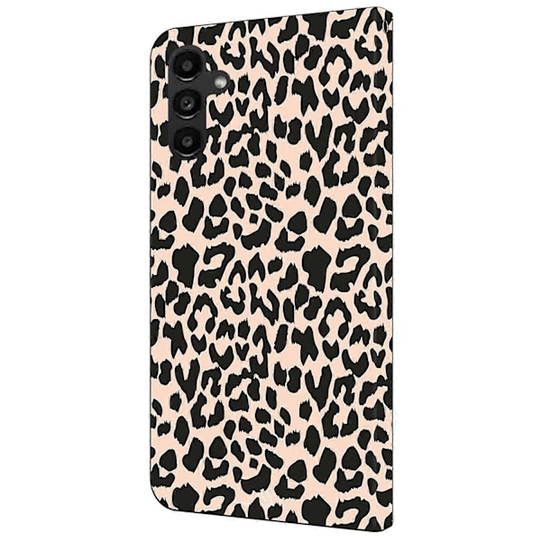 Fodral för Samsung Galaxy A14 4G/5G Mönstertryckt Skyddande Fodral TPU+PU Läder Flip Telefonfodral Multicolor Style A