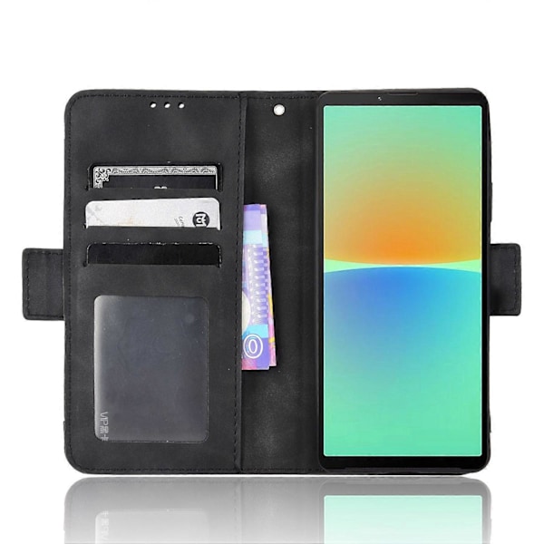 Monipaikkainen korttikotelo Sony Xperia 10 V -puhelimelle, lompakkotelineellä varustettu suojakuori Multicolor Style A