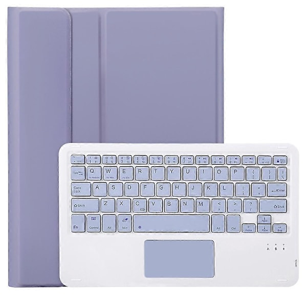 Type C A10B-A iPad 10.9 (2022) -mallille, karkkivärinen kynäpaikkamuotoilu, nahka + TPU-tablettitelinekotelo Multicolor Style F
