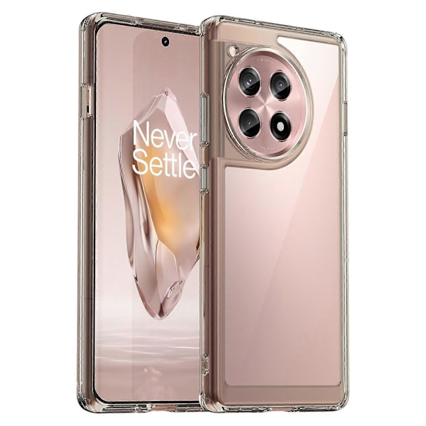Skal för OnePlus 12R 5G/Ace 3 5G TPU+Akryl Skyddande Mobilskal Multicolor Transparent Grey