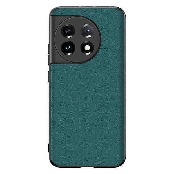 Til OnePlus 11 5G Stødsikkert Bagcover Ultratyndt PU Læderbelagt PC Telefoncover Multicolor Style A