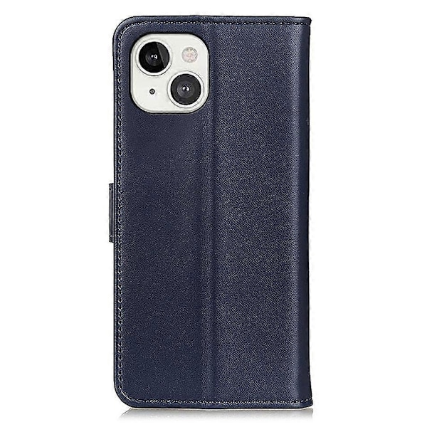 Stöttåligt Läder Magnetlås Ställ Plånboksdesign Mobilskal för iPhone 13 6.1 tum Multicolor Style B
