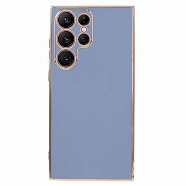 Til Samsung Galaxy S23 Ultra Blankt Telefoncover 6D Elektropletterede Kanter Blødt TPU Cover Multicolor Style C
