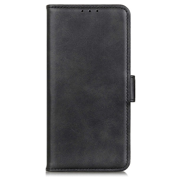 iPhone 16 Plus -kotelo PU-nahkainen lompakkokotelo sivumagneettilukolla - Multicolor Black