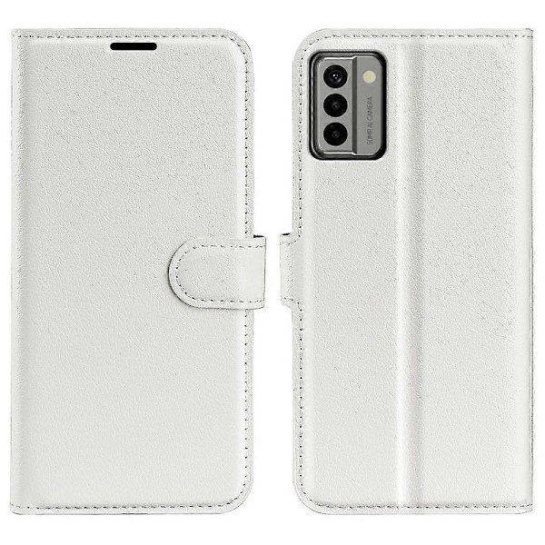 PU-nahkakuori Nokia G22 -puhelimelle, naarmuuntumaton suojakotelo lompakolla ja jalustalla Multicolor Style B