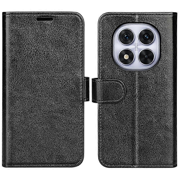Til Xiaomi Redmi Note 14 Pro 5G Wallet Case Crazy Horse Tekstur Stå Læder Telefon Cover Multicolor Style C