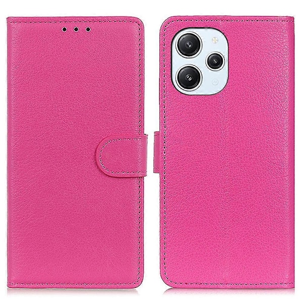 Plånboksfodral med Ställ för Xiaomi Redmi 12 4G Klassiskt Stöttåligt Mobilskal i PU-Läder Multicolor Style C