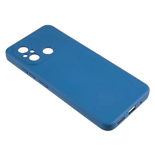 För Xiaomi Redmi 12C 4G Gummibelagt TPU Mobilskal Fiberfoder Repskyddande Skydd Multicolor Style E