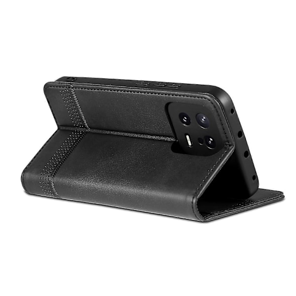 AZNS Flip Läderfodral för Xiaomi 13 5G, Ställ, Plånbok, Textur av Kohud, Stöttåligt Telefonskal Multicolor Style A