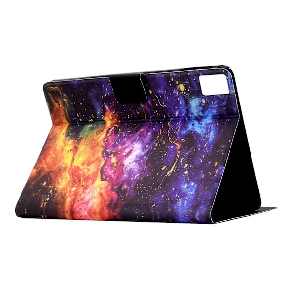 Til Lenovo Tab M11/Xiaoxin Pad 11 2024 Stand Case Mønstertryk Tablet Lædercover med Auto Wa Multicolor Nebula
