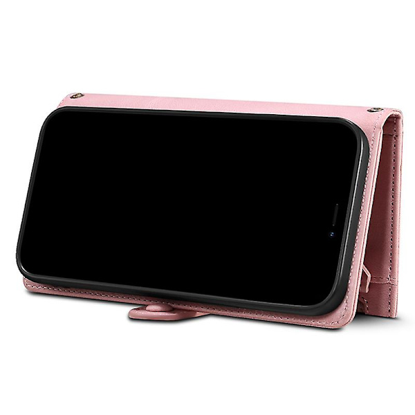 Plånbok Case För Iphone 15 Plus, Rfid-blockerande cover Rose Gold