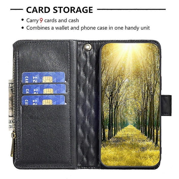 til Xiaomi Poco F5 5G/Redmi Note 12 Turbo Lynlåslomme Stativ Cover PU Læder Wallet Telefon Cover Multicolor Style F