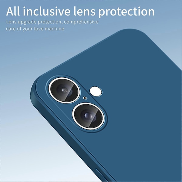 PINWUYO JK Touching Series Skal för iPhone 16 Fodral Fiber Flocking Liner Mjukt TPU Telefonskal Multicolor Style B