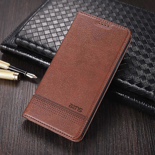 AZNS Stand Wallet Auto-absorberende Magnetisk Læder Etui til Samsung Galaxy A32 4G Multicolor Style F
