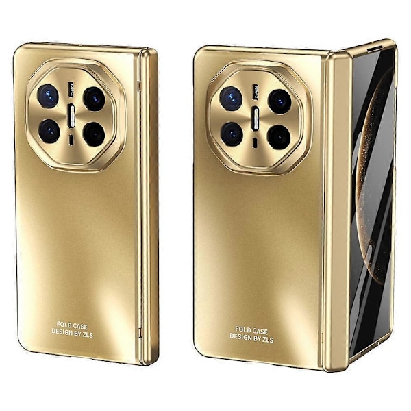 Hårt PC Stötsäkert Skal för Huawei Mate X6 med Skärmskydd - Svart Multicolor Gold