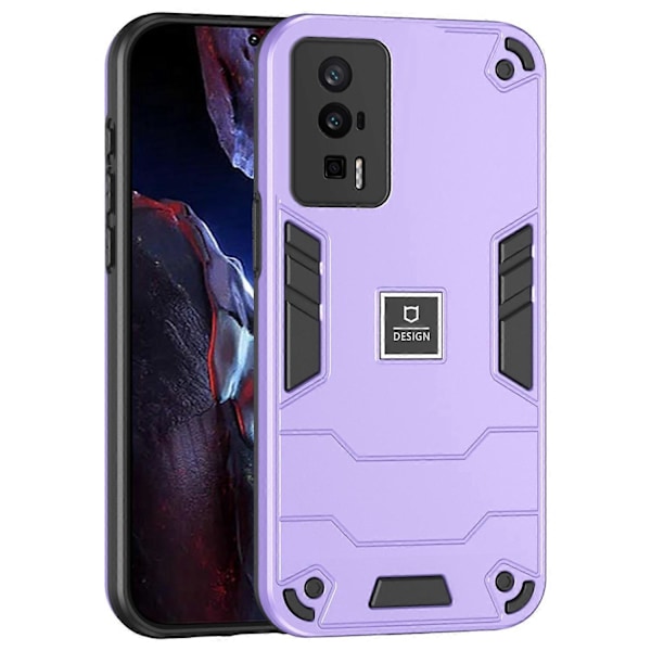 Til Xiaomi Poco F5 Pro 5G/Redmi K60 5G/K60 Pro 5G Etui 2-i-1 Hybrid Beskyttende PC+TPU Telefoncover Multicolor Style C
