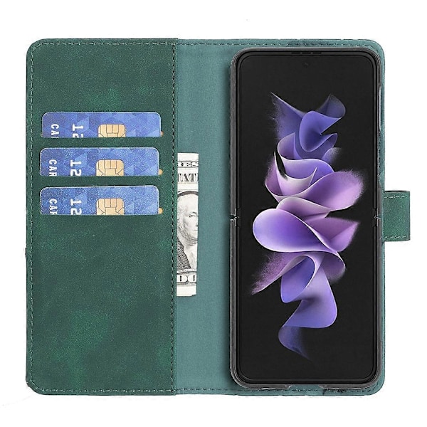 BINFEN COLOR BF05 Samsung Galaxy Z Fold6 5G -kotelolle PU-nahkainen geometrinen puhelinkuori Multicolor Style F