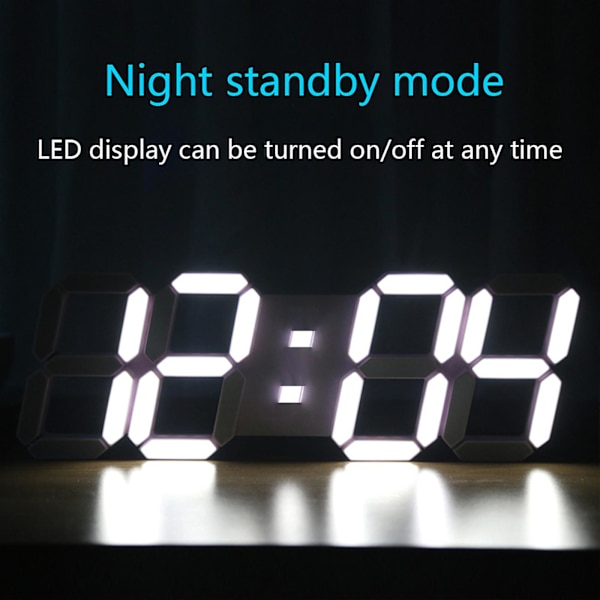 Celsius Natlampe Display Bord Bordure Vækkeure Fra Stue
