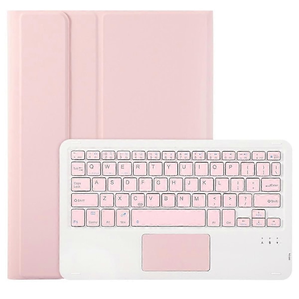 Type C A10B-A iPad 10.9 (2022) -mallille, karkkivärinen kynäpaikkamuotoilu, nahka + TPU-tablettitelinekotelo Multicolor Style C