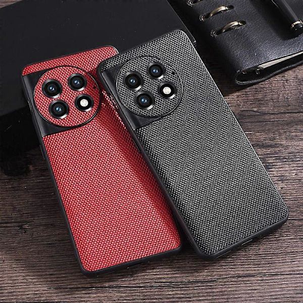 För OnePlus Ace 2 Pro 5G Slim-Fit Nylonbelagt TPU-telefonfodral Repskydd Multicolor Style B