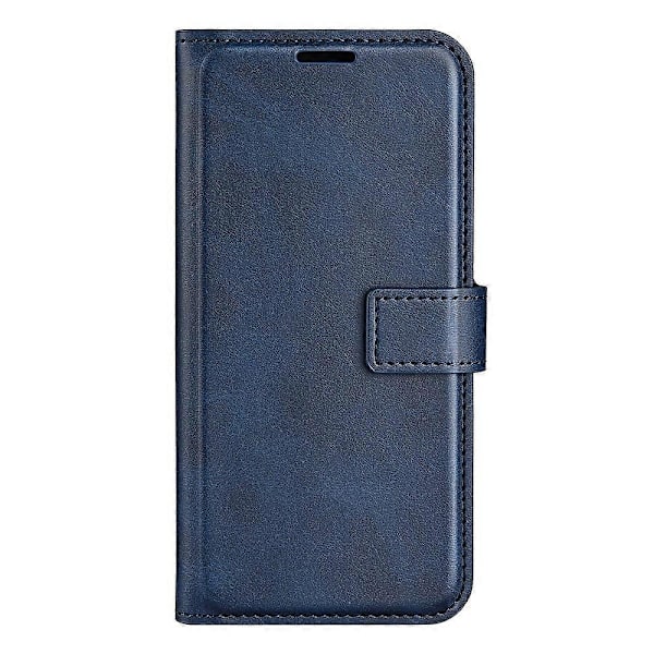 Til Samsung Galaxy S25 Ultra Stand Case Anti-Scratch Kalvetekstur Læder Telefon Cover Multicolor Style E