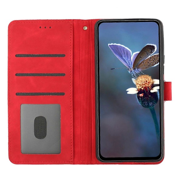Blomsterpræget PU læder standpung cover til iPhone 11 mobiltelefon etui Multicolor Style D