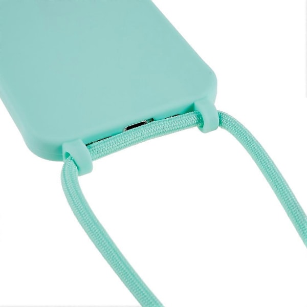 iPhone 14 Plus Integroitu TPU Puhelimen Takakansi Naarmuuntumista Estävä Suojus Nauhalla Multicolor Style F