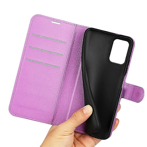 Til Nokia G42 Litchi Tekstur Telefon Stand Cover PU Læderpung Anti-ridse Etui Multicolor Style H