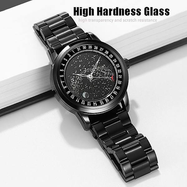 Skmei 2116 30m Vanntett Quartz Klokke Black Steel