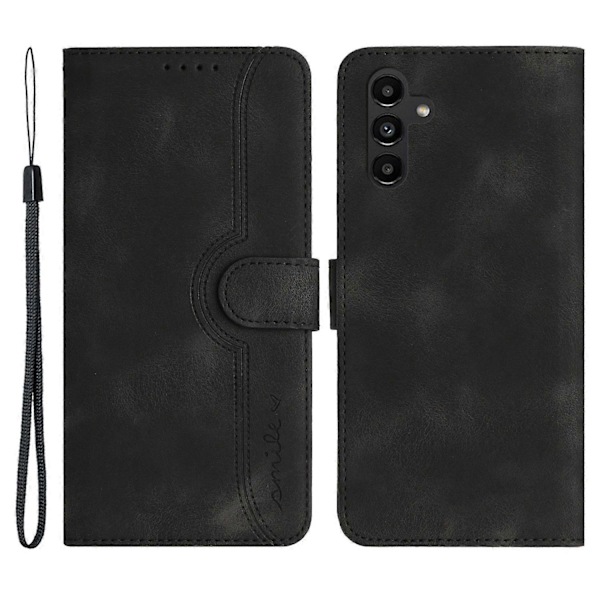 YX003 Plånboksfodral i PU-läder med Ställ för Samsung Galaxy A54 5G, Präglat Mönster Multicolor Style D