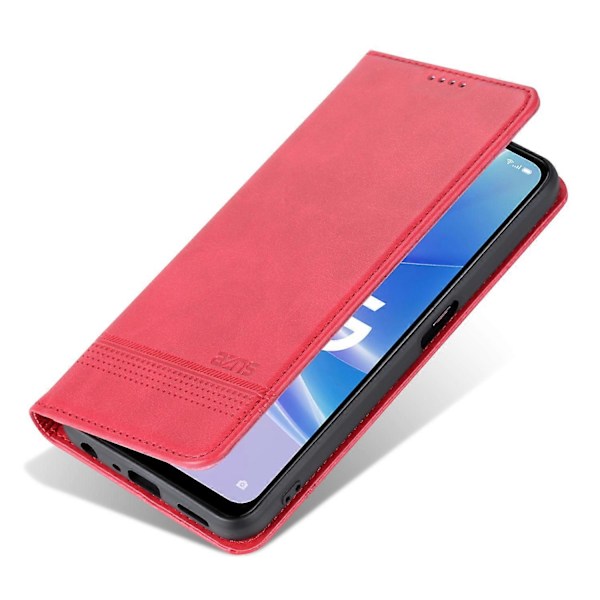 AZNS Læder Telefon Cover med Anti-ridse, Stand, Wallet og Magnetisk Flip til Oppo A58 5G/A58x 5G/A78 5G Multicolor Style E